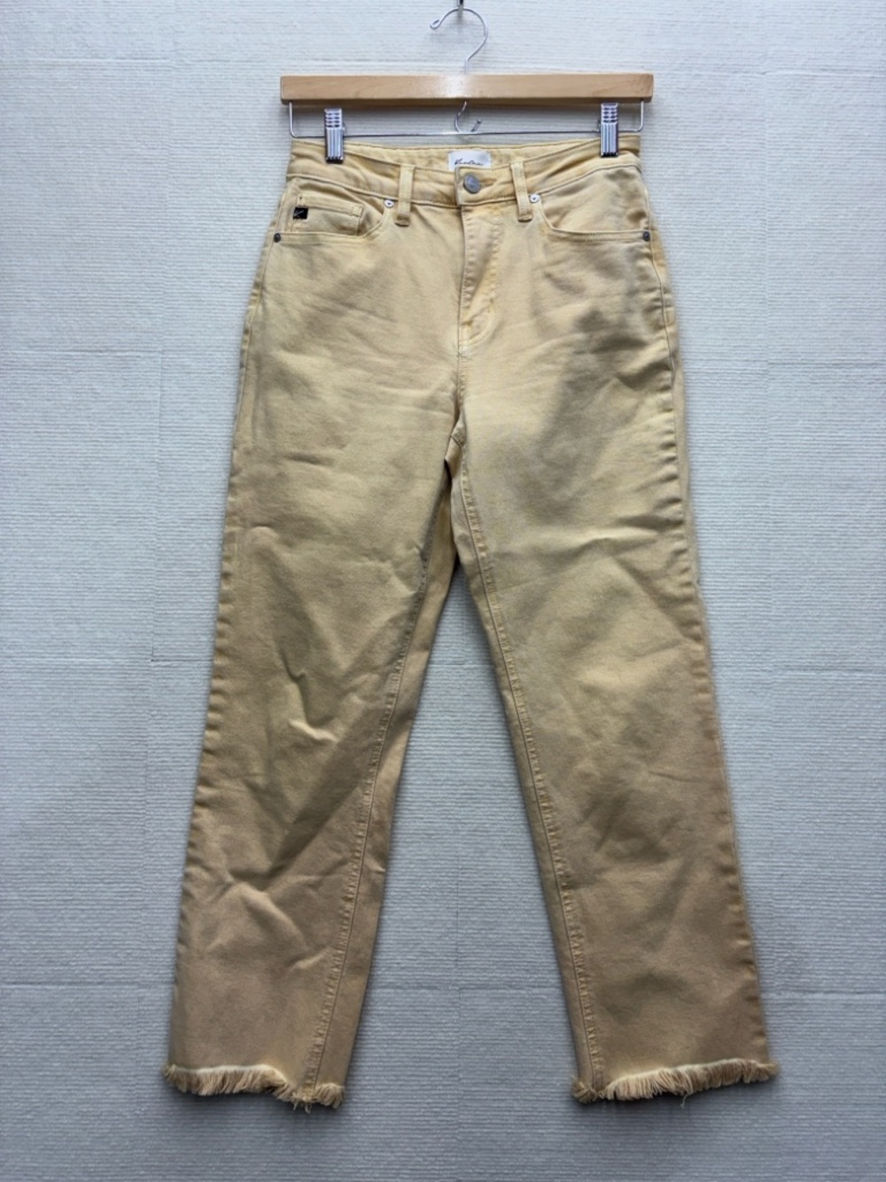 KANCAN | High-Waist Straight Leg Jeans in Yellow 3/25 3 25